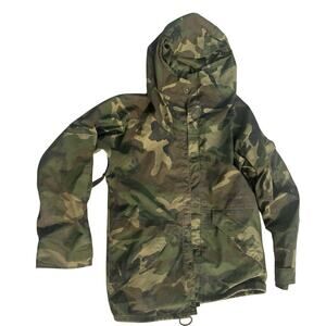 Raven Industries Military Camouflage Extended Cold Weather Parka Men’s S Vintage